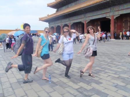 Students at Forbidden City